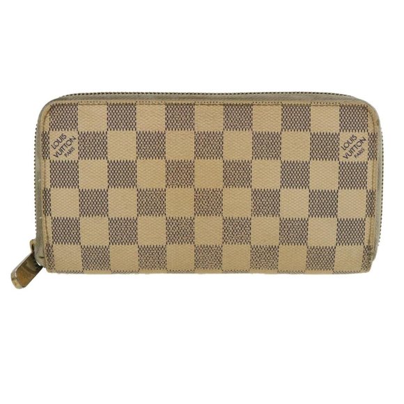 LOUIS VUITTON Damier Azur Zippy Wallet Long Wallet LV Auth th3350 - Picture 2 of 16